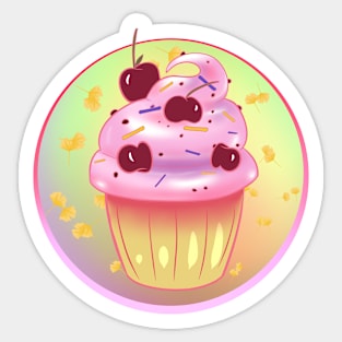 Cupcake Pinky Sticker